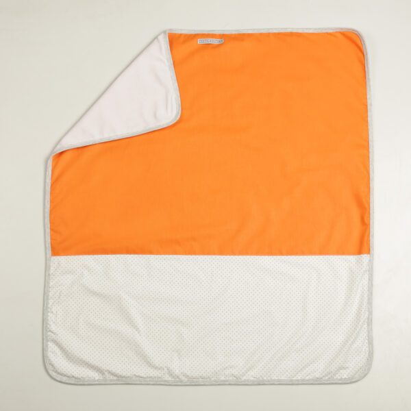 Prekrivač za bebe (pamuk-pliš) narandžasti