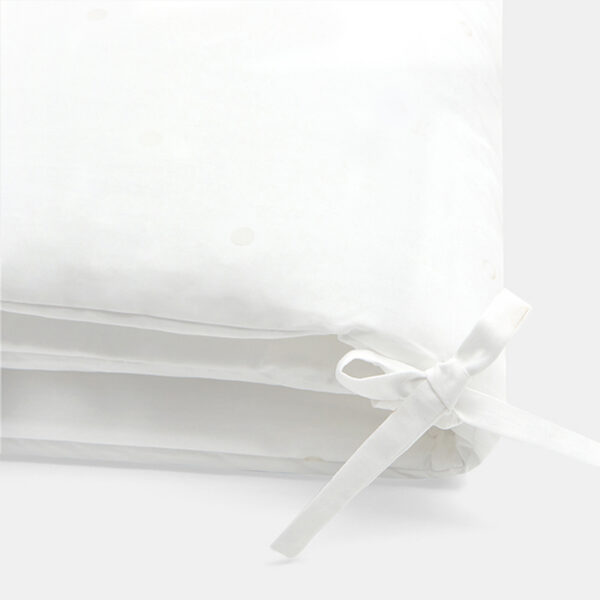 Ogradica za krevetić za bebe- BELA