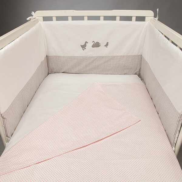 Ogradica za krevetić - komplet - Model 2 - Dezen Životinjska farma 2